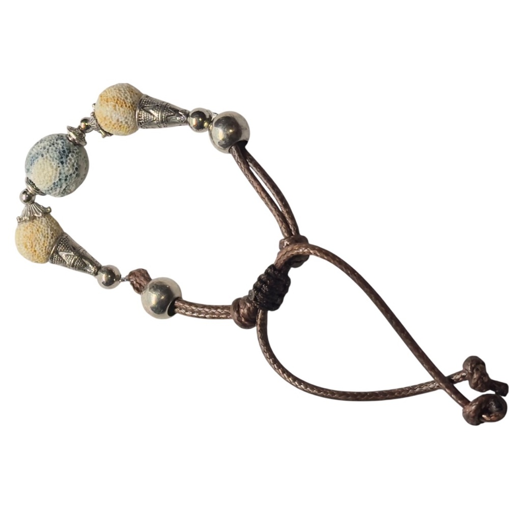 UNBRANDED Pastel Lava BEAD Essential Oil ADJUSTABLE Bracelet